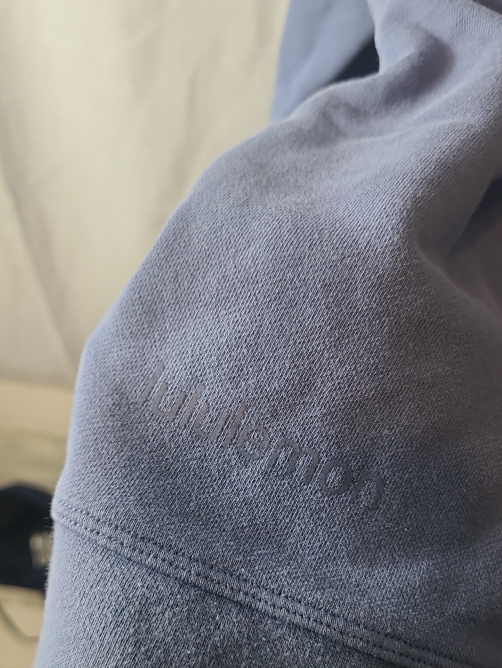 Lululemon Perfectly Oversized Crew Sweatshirt Sz 6 Lavender -blue - Picture 5 of 5